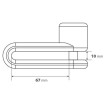 Κλειδαριά δισκόφρενου Pinch XL Ø 10 mm red 91566 thumb