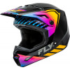 Κράνος motocross FLY RACING Formula Kinetic Menace - Black/Sunrise