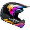 Κράνος motocross FLY RACING Formula Kinetic Menace - Black/Sunrise thumb
