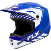Κράνος motocross FLY RACING Formula Kinetic Menace - Blue/White