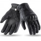 Γυναικεία δερμάτινα γάντια μηχανής 70 DEGREES SUMMER URBAN BLACK thumb
