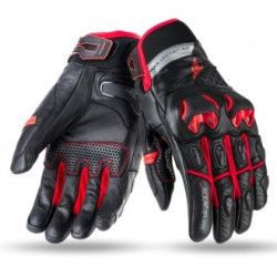 Δερμάτινα γάντια μηχανής 70 DEGREES SUMMER NAKED BLACK/RED Δερμάτινα γάντια μηχανής 70 DEGREES SUMMER NAKED BLACK/RED