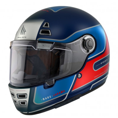 Κράνος μηχανής MT JARAMA BAUX D7 MATT BLUE/RED