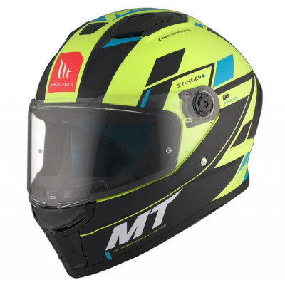 Κράνος μηχανής MT STINGER 2 ZIVZE C3 MATT FLUO YELLOW
