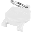 Μπρελόκ CYCRA PLATE# WHITE thumb