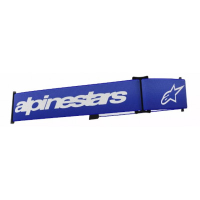Ιμάντας μάσκας motocross ALPINESTARS SUPERTECH BLUE/WT