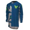 Παιδική μπλούζα motocross THOR LAUNCHMODE FORGE BLUE thumb