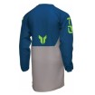 Παιδική μπλούζα motocross THOR LAUNCHMODE FORGE BLUE thumb