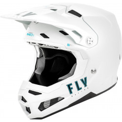 Κράνος motocross FLY RACING Formula S Carbon Solid Helmet - White 2025