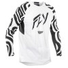 Μπλούζα motocross FLY RACING Evolution DST L.E. Abyss - White/Black 2025