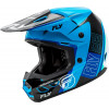 Κράνος motocross FLY RACING Formula Kinetic Rally-Blue/Black/White 2025