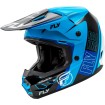 Κράνος motocross FLY RACING Formula Kinetic Rally-Blue/Black/White 2025 thumb