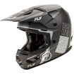 Κράνος motocross FLY RACING Formula Kinetic Rally-Matte Grey/Black/White 2025 thumb