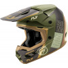 Κράνος motocross FLY RACING Formula Kinetic Rally-Matte Moss Grey/Khaki/Off-Whitee 2025