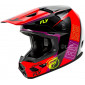Κράνος μηχανής motocross FLY RACING Formula Kinetic Rally-Red/Black/White 2025 thumb