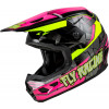Παιδικό κράνος motocross FLY RACING Kinetic Scorched - Neon Pink/Hi-Vis/Black 2025