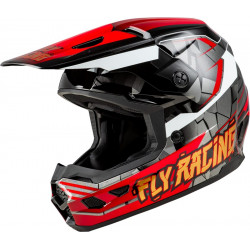 Παιδικό κράνος motocross FLY RACING Kinetic Scorched - Red/Black/White 2025