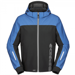 Μπουφάν μηχανής SPIDI HOODIE H2OUT II BLACK/BLUE