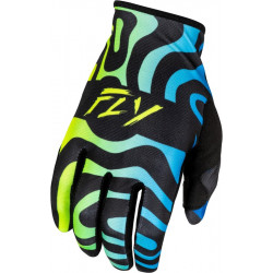 Γάντια μηχανής motocross FLY RACING Lite S.E. Zen- Black/Blue/Hi-Vis 2025
