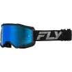 Μάσκα μηχανής motocross FLY RACING Zone Black/Black - Sky Blue/Smoke Lens 2025 Μάσκα μηχανής motocross FLY RACING Zone Black/Black - Sky Blue/Smoke Lens 2025 thumb
