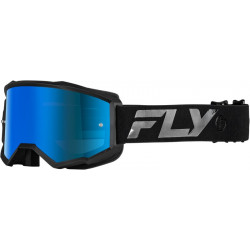 Μάσκα μηχανής motocross FLY RACING Zone Black/Black - Sky Blue/Smoke Lens 2025 Μάσκα μηχανής motocross FLY RACING Zone Black/Black - Sky Blue/Smoke Lens 2025