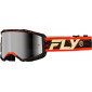 Μάσκα μηχανής motocross FLY RACING Zone Black/Red/Cream - Silver Mirror/Smoke Lens 2025 thumb