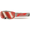 Μάσκα μηχανής motocross PROGRIP 3303 VISTA GREY/RED