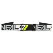 Μάσκα μηχανής motocross O'NEAL B-55 CRAM BLACK/WHITE - RADIUM GOLD thumb