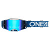 Μάσκα μηχανής motocross O'NEAL B-55 CRAM BLUE/WHITE - RADIUM BLUE