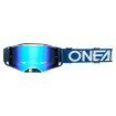 Μάσκα μηχανής motocross O'NEAL B-55 CRAM BLUE/WHITE - RADIUM BLUE thumb