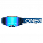 Μάσκα μηχανής motocross O'NEAL B-55 CRAM BLUE/WHITE - RADIUM BLUE thumb