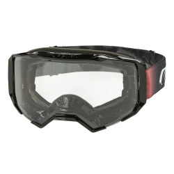 Μάσκα motocross O'NEAL B-22 COVERT BLACK/RED - CLEAR