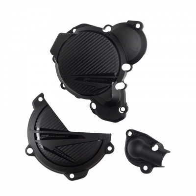 Σετ προστατευτικά καλύμματα κινητήρα POLISPORT για KTM SX/XC 250/300 - 2023-24 Black Σετ προστατευτικά καλύμματα κινητήρα POLISPORT για KTM SX/XC 250/300 - 2023-24 Black