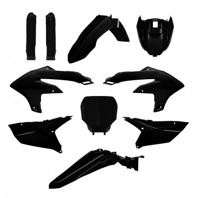 Πλήρες σετ πλαστικά μοτοσυκλέτας POLISPORT για Yamaha YZ 250F (2024-25) Black