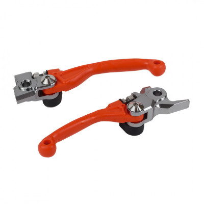 Σετ μανέτες μοτοσυκλέτας POLISPORT για KTM85SX (13->) - FreeRide'14-17 Orange