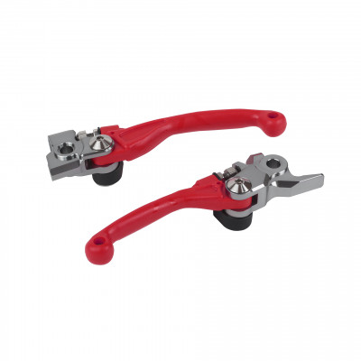 Σετ μανέτες μοτοσυκλέτας POLISPORT για HONDA CR250R \ CR450R 2021-2022 - RED