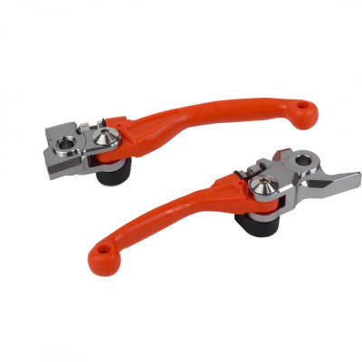 Σετ μανέτες μοτοσυκλέτας POLISPORT για KTM EXC 250/300/EXC-F 250/350/450 (2014-24) ORANGE