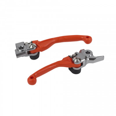 Σετ μανέτες μοτοσυκλέτας POLISPORT για KTM SX125/200EXC'14-15 TC/FC'19-21 ORANGE