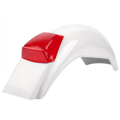 Πίσω φτερό μοτοσυκλέτας με στοπ POLISPORT IT Rear Fender White