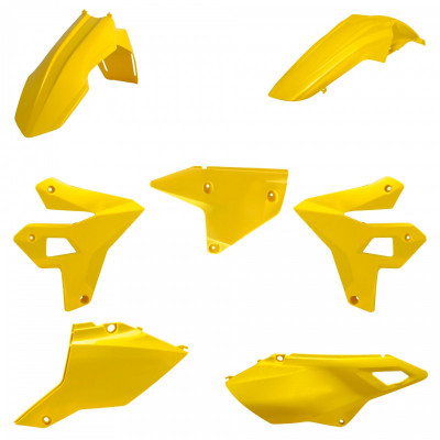 Σετ πλαστικά μοτοσυκλέτας POLISPORT Restyling για Suzuki DR-Z400 (2000-24) Yellow Σετ πλαστικά μοτοσυκλέτας POLISPORT Restyling για Suzuki DR-Z400 (2000-24) Yellow