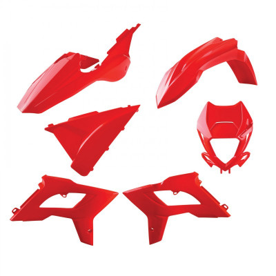 Σετ πλαστικά μοτοσυκλέτας POLISPORT Restyling για Beta RR 2T/4T (2018-19) RED Σετ πλαστικά μοτοσυκλέτας POLISPORT Restyling για Beta RR 2T/4T (2018-19) RED