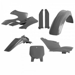 Πλήρες σετ πλαστικά μοτοσυκλέτας POLISPORT για Kawasaki KX125/250 - 1999-02 Grey