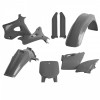 Πλήρες σετ πλαστικά μοτοσυκλέτας POLISPORT για Kawasaki KX125/250 - 1996-98 Grey