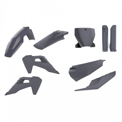 Πλήρες σετ πλαστικά μοτοσυκλέτας POLISPORT Full Plastic kit Husqvarna TE/FE (2020-23) Grey