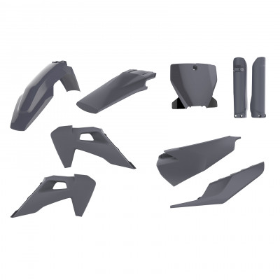 Πλήρες σετ πλαστικά μοτοσυκλέτας POLISPORT Full Plastic kit Husqvarna TC/FC (2019-22) Grey