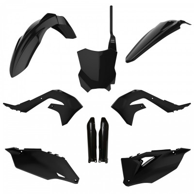 Πλήρες σετ πλαστικά μοτοσυκλέτας POLISPORT για Kawasaki KX-F 450 (2019-23) Black