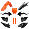 Σετ πλαστικά μοτοσυκλέτας POLISPORT για KTM SX/SX-F/XC/XC-F(16-18) Orange/Black