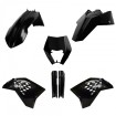 Σετ πλαστικά μοτοσυκλέτας POLISPORT για EXC/EXC-F/ XC-W / XC-FW (08-11) Black thumb