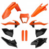 Σετ πλαστικά μοτοσυκλέτας POLISPORT για KTM EXC/EXC-F/XC-W/XC-FW(17-19) Orange/Black