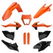 Σετ πλαστικά μοτοσυκλέτας POLISPORT για KTM EXC/EXC-F/XC-W/XC-FW(17-19) Orange/Black thumb
